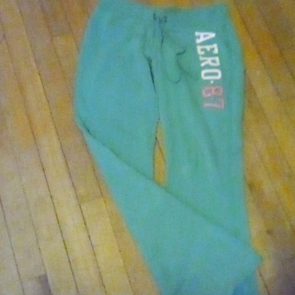 Aeropostale Mint Green Boot Cut Adjustable Waist Casual Wear Yet Adorable
